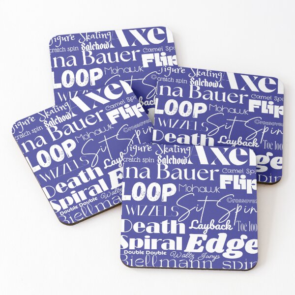 Item preview, Figure Skating Words- Subway Style Print designed and sold by PD-Skating.