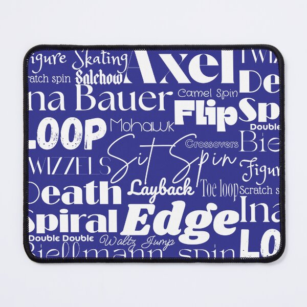 Item preview, Figure Skating Words- Subway Style Print designed and sold by Purposely Designed.