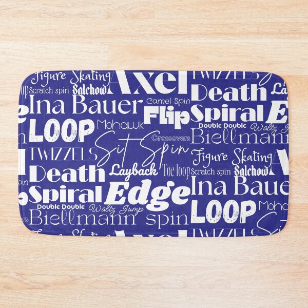 Item preview, Figure Skating Words- Subway Style Print designed and sold by PD-Skating.