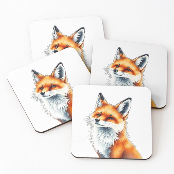Item preview, Galactic Watercolor Fox Illustration designed and sold by sharon1210.