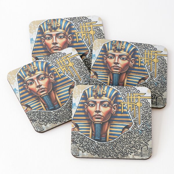 Item preview, Graffiti on the pharaoh of ancient Egypt with ancient Arabic and Egyptian writing designed and sold by jotcar.