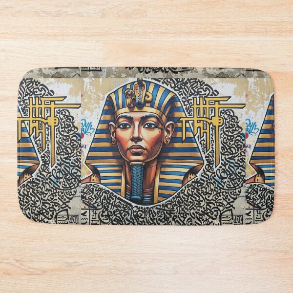 Item preview, Graffiti on the pharaoh of ancient Egypt with ancient Arabic and Egyptian writing designed and sold by jotcar.