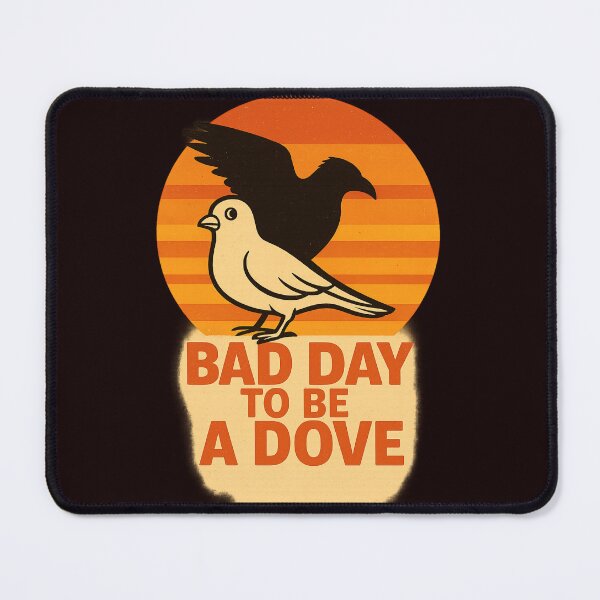 Item preview, Bad Day to Be a Dove – Retro Vintage Sun T-Shirt Design designed and sold by FrameFlow.