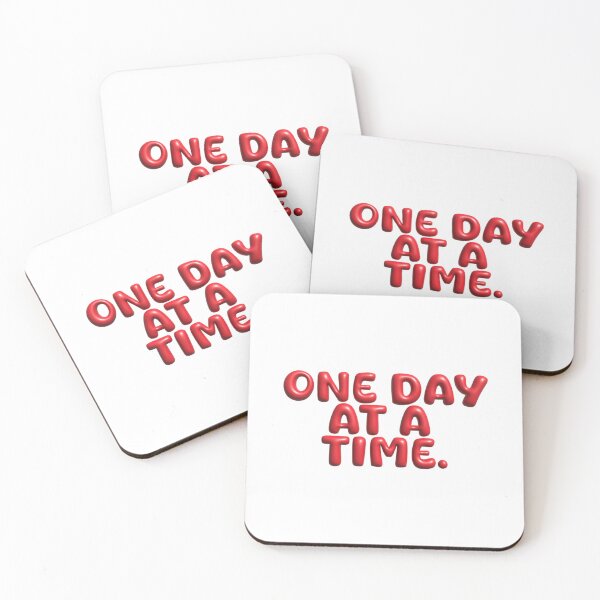 Item preview, One Day at a Time | Mental Health Awareness Typography Design designed and sold by designsoftinaa.