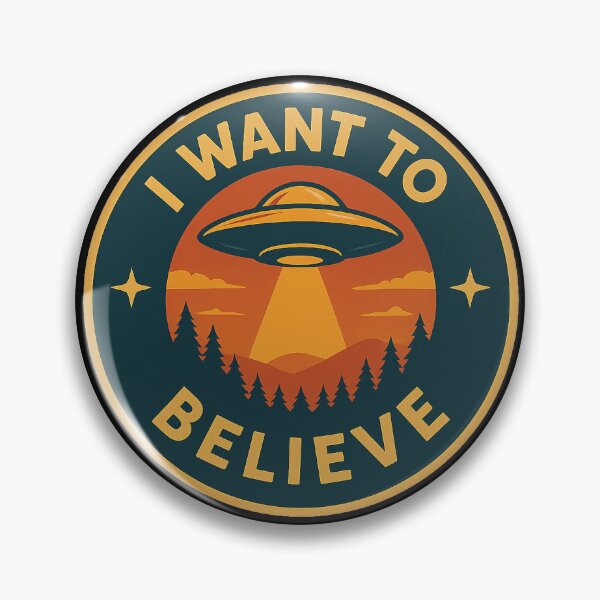 Item preview, UFO I Want To Believe Graphic High Quality Retro Design designed and sold by CRUCIBLE 2020.