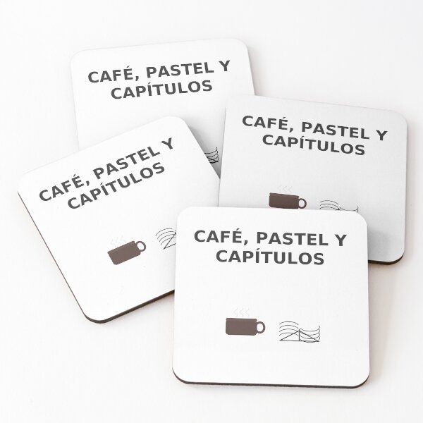 Item preview, Coffee, Cake and Chapters designed and sold by MelVibes.
