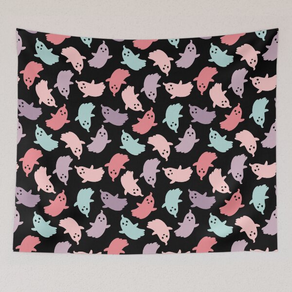 Item preview, Colorful Halloween Ghost Pattern  designed and sold by Julza Art.