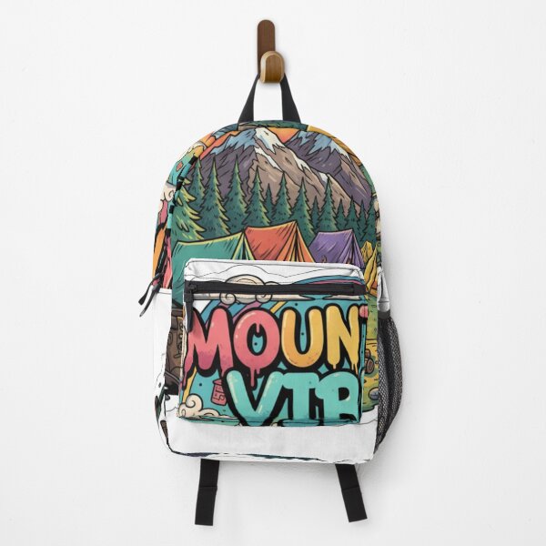 Item preview, Mountain Vibes – Cartoon Adventure Illustration designed and sold by HT-Creative.
