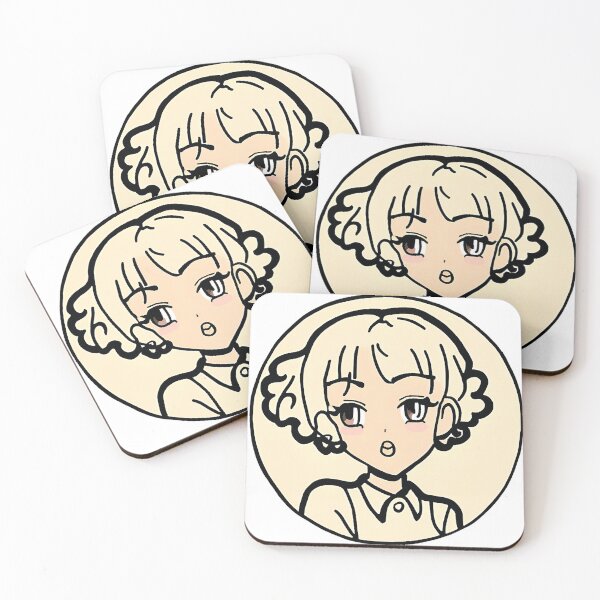 Item preview, curly hair girl anime 2 designed and sold by GordonFenner274.