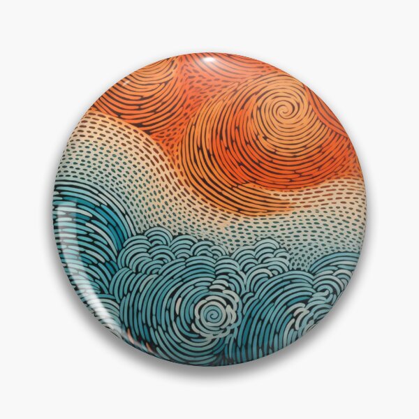 Item preview, Aboriginal Inspired Dot Art - With Streams of Cold Hot Air designed and sold by GrinGalore.