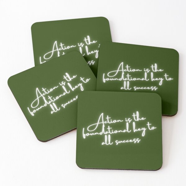 Item preview, Why Action Is the Foundational Key to All Success designed and sold by UrvashiStudio.
