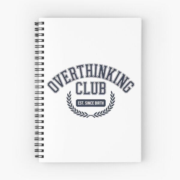 Item preview, Overthinking Club — Vintage Collegiate Badge Design designed and sold by Timeless Design.