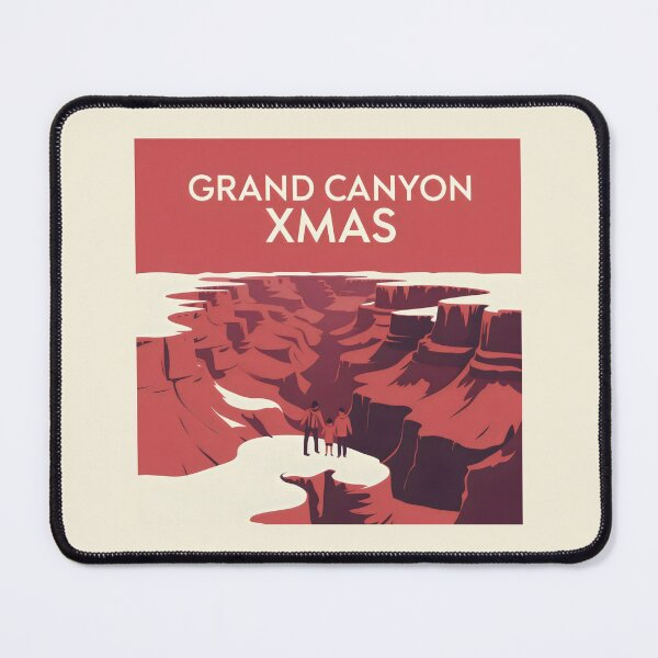 Item preview, Grand Canyon Winter Scene with Family Overlook designed and sold by SplashTastic.