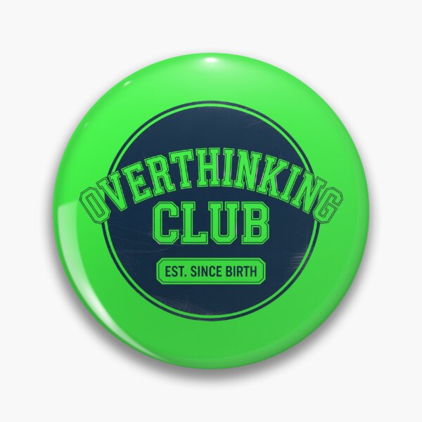 Item preview, Overthinking Club — Vintage Collegiate Logo Design designed and sold by Timeless Design.