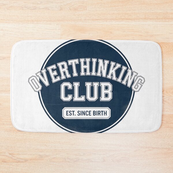 Item preview, Overthinking Club — Vintage Collegiate Logo Design designed and sold by Timeless Design.