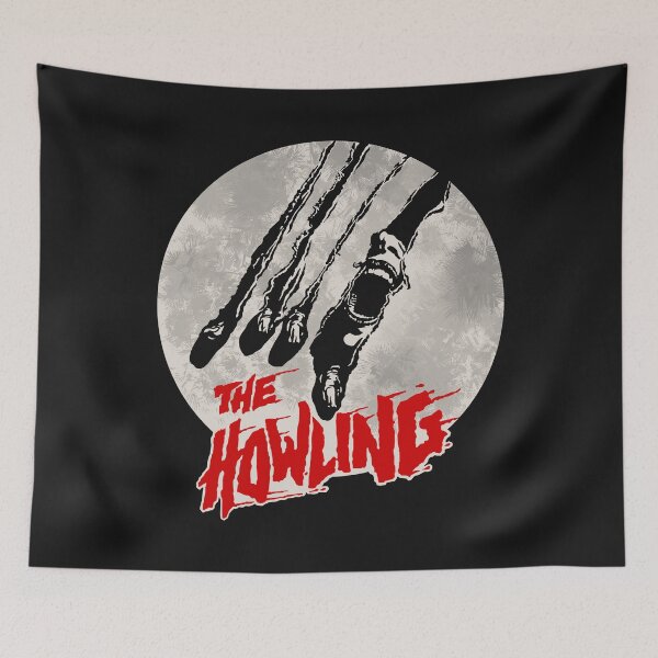 Item preview, The Howling 80s Retro Werewolf Ripping Claws designed and sold by LapinMagnetik.