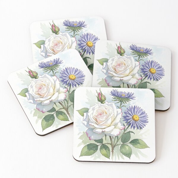Item preview, Summer's Smile: Sunflower & Daisy Watercolor designed and sold by meesub.
