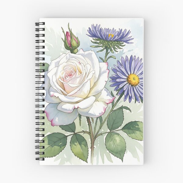 Item preview, Summer's Smile: Sunflower & Daisy Watercolor designed and sold by meesub.