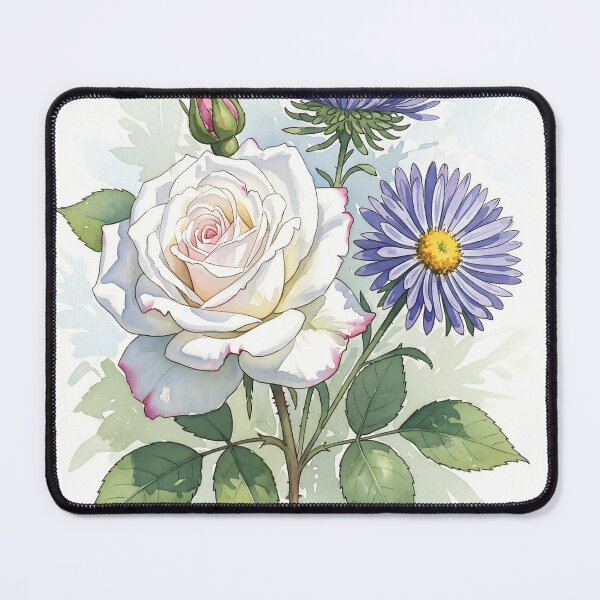 Item preview, Summer's Smile: Sunflower & Daisy Watercolor designed and sold by meesub.