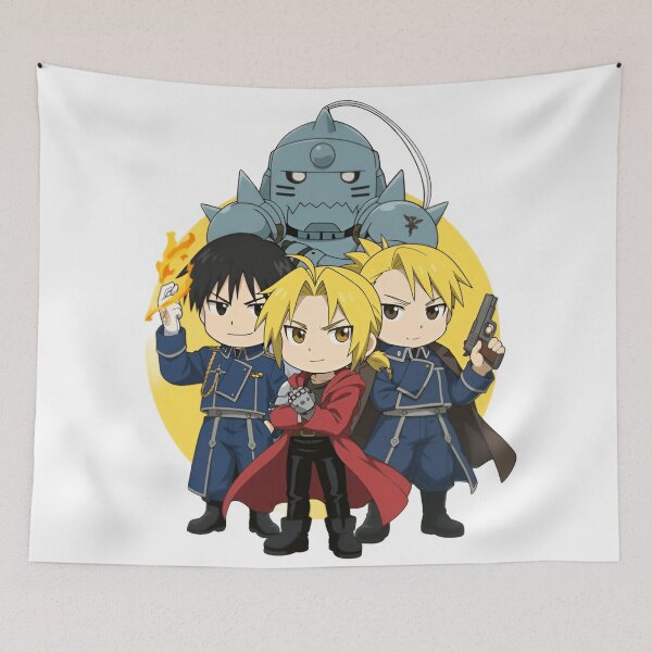 Item preview, Fullmetal Alchemist Chibi Crew - Ed, Roy, and Al - Cute Anime designed and sold by Dyan4.