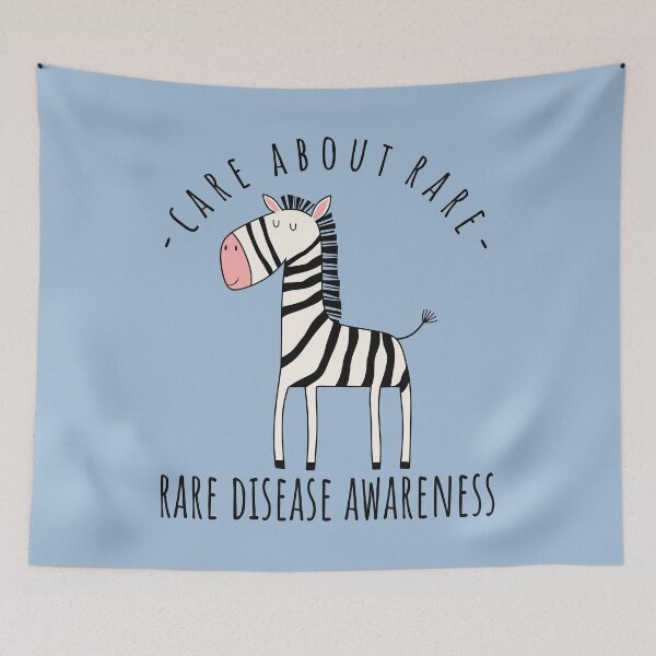 Item preview, Rare Disease Awareness – Cute Zebra Advocacy Design designed and sold by Designs by Jesabee.