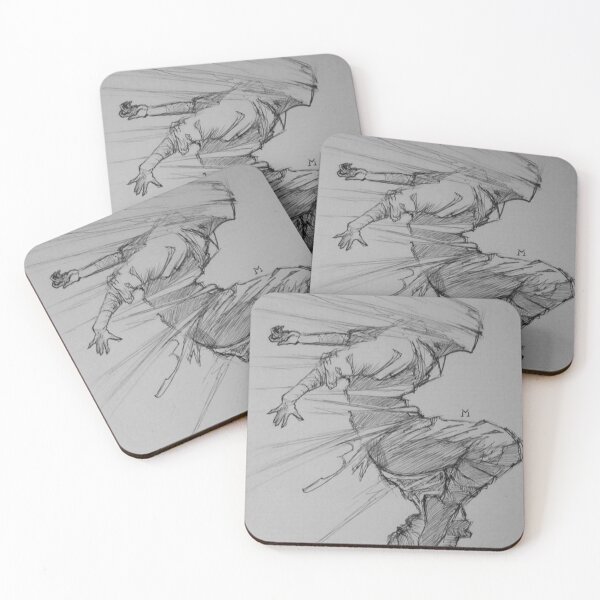 Item preview, Vanishing Warrior in Motion Sketch designed and sold by otakustitch.