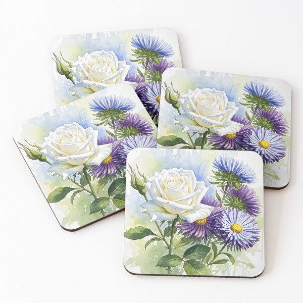 Item preview, Lavender Dreams: Tranquil Field Watercolor designed and sold by meesub.