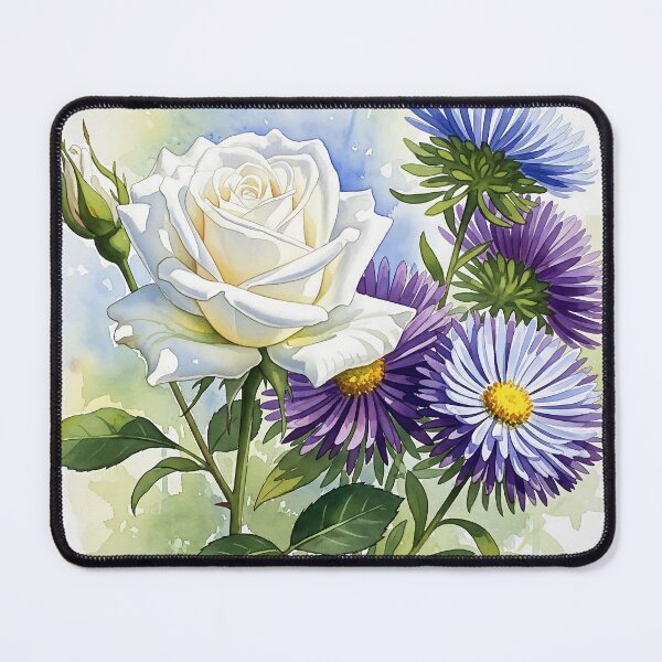 Item preview, Lavender Dreams: Tranquil Field Watercolor designed and sold by meesub.