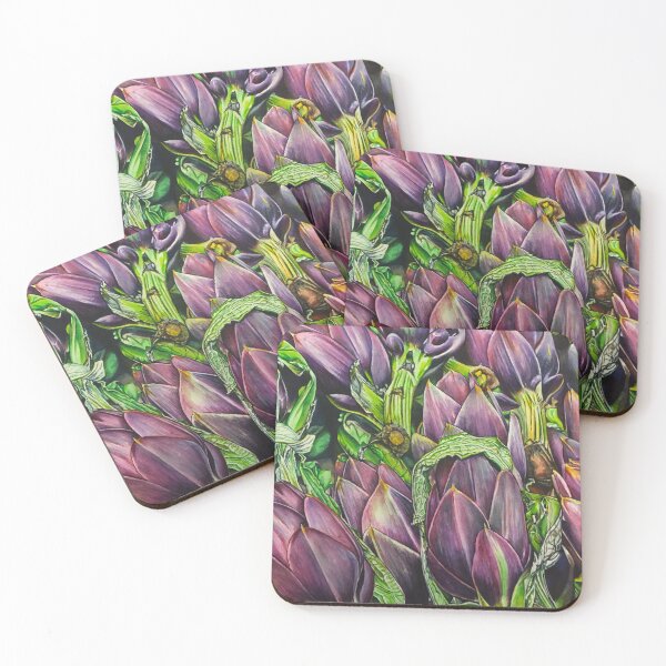 Item preview, Purple Artichokes Watercolor designed and sold by npellegrini.