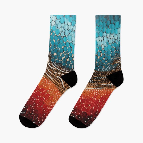 Item preview, Aboriginal Inspired Dot Art - Underwater Magma designed and sold by GrinGalore.
