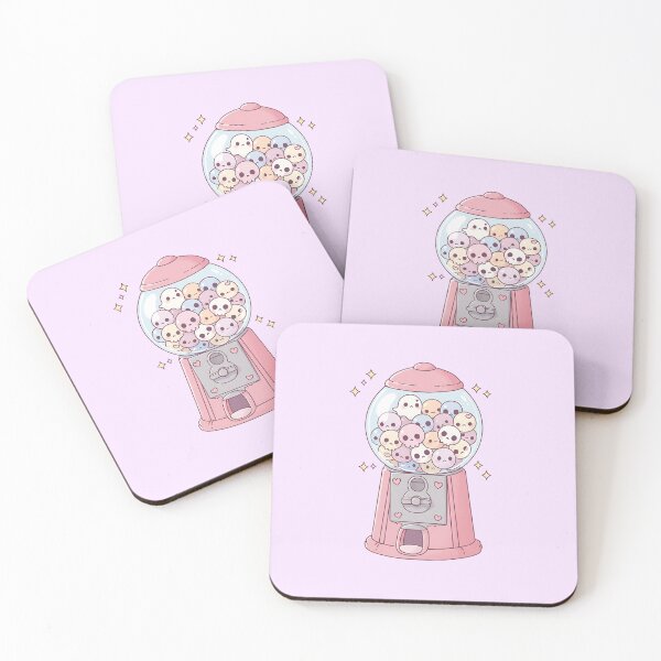 Item preview, Kawaii Bubblegum Machine with Cute Ghost  designed and sold by Itsheartshop.