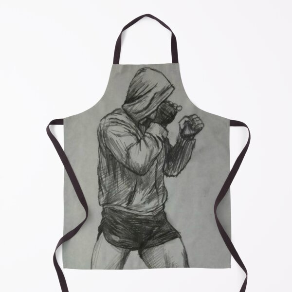 Item preview, Hooded Fighter in Guard Stance Sketch designed and sold by otakustitch.