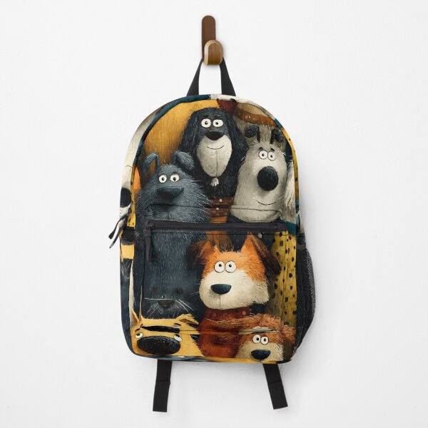 Item preview, Funny Dogs Cute Cartoon Animals Retro Pattern designed and sold by SecretDicer.