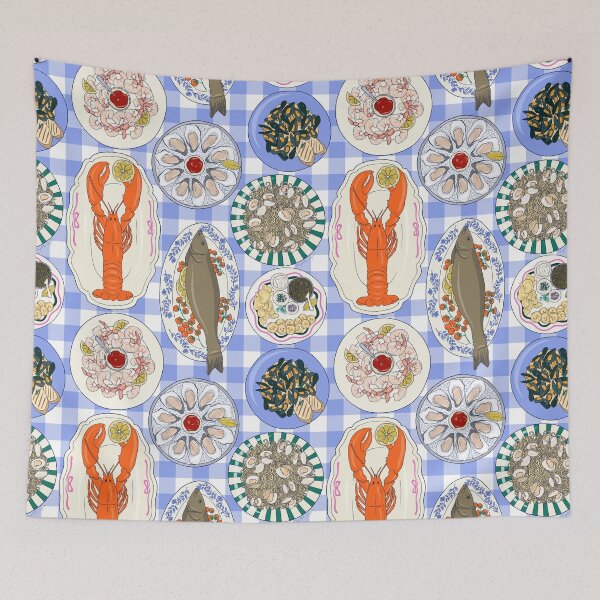 Item preview, Seafood Feast Tablescape designed and sold by Elizabeth Weglein.