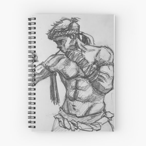 Item preview, Battle-Ready Martial Artist Sketch designed and sold by otakustitch.