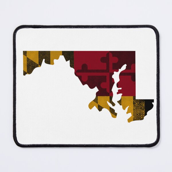 Item preview, Maryland State Outline Flag, 2-Tone Horizontal designed and sold by merlinmerchshop.