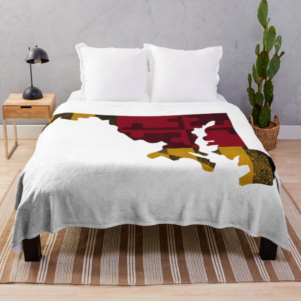 Item preview, Maryland State Outline Flag, 2-Tone Horizontal designed and sold by merlinmerchshop.