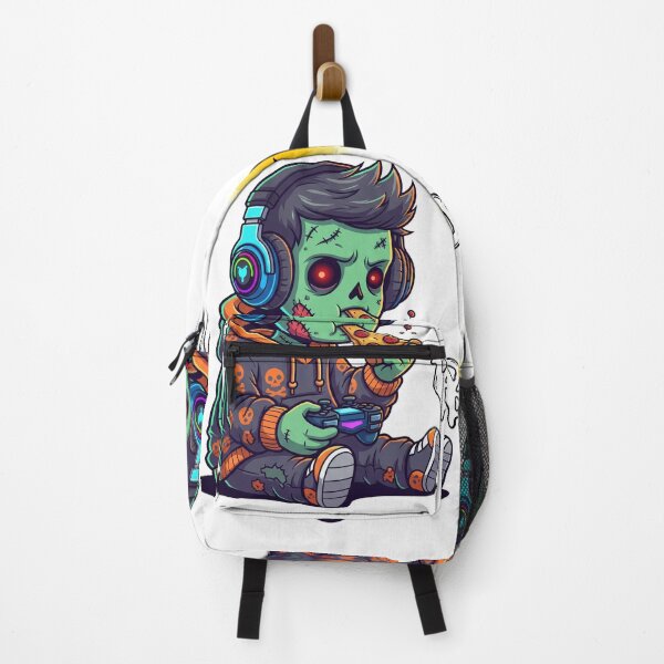 Item preview, Zombie Gamer Halloween Pizza Funny Gaming Design designed and sold by Happyfreedom.