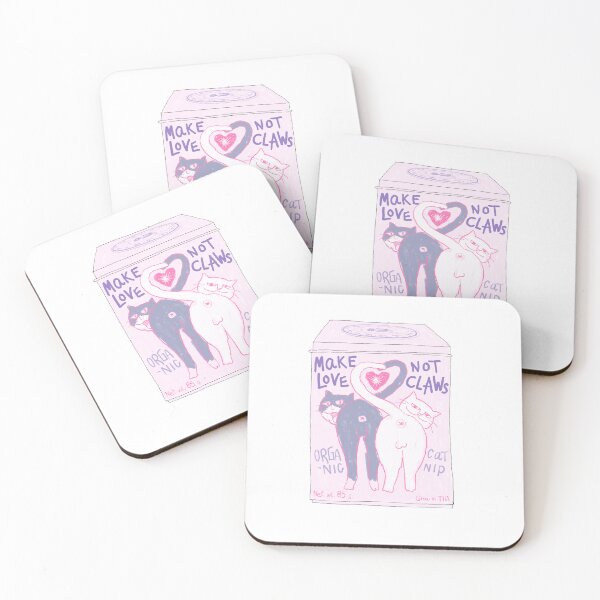 Item preview, Make Love Not Claws Catnip Box designed and sold by LamaLamaPNG.