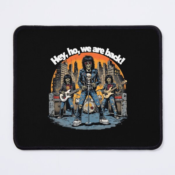 Item preview, Hey Ho We Are Back  Zombie Ramones  designed and sold by KittyKatoDesign.