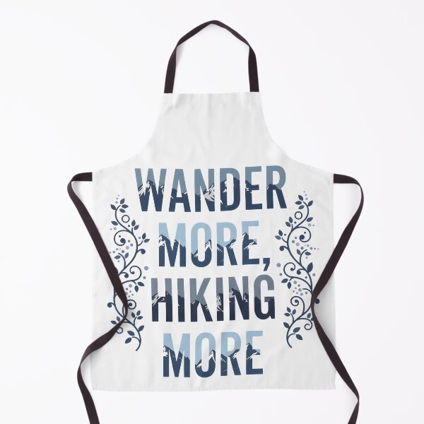 Item preview, Wander More, Hiking More – Inspirational Outdoor Hiking Adventure Design designed and sold by FmDesigner87.