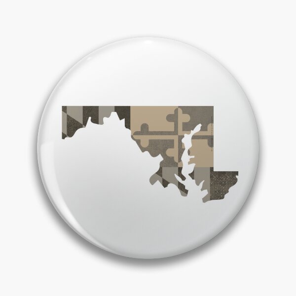 Item preview, Maryland State Outline Flag, Camouflage, Horizontal designed and sold by merlinmerchshop.