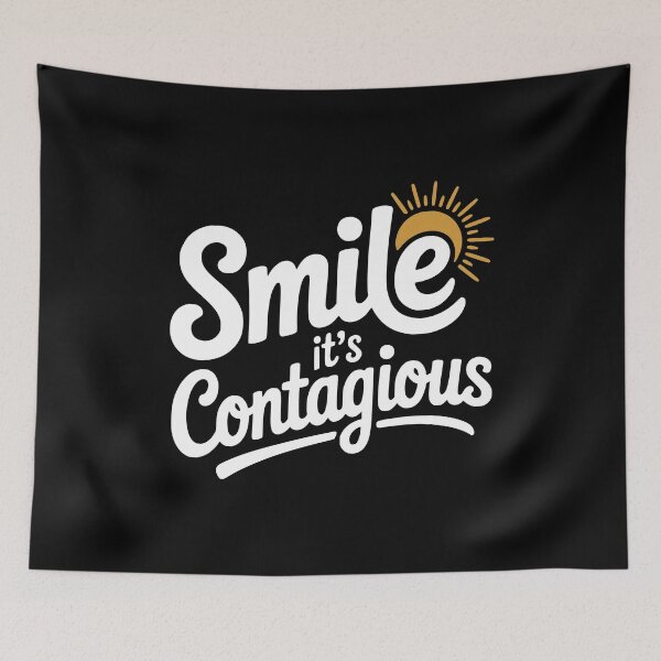 Item preview, Smile It’s Contagious designed and sold by Frank Ring.