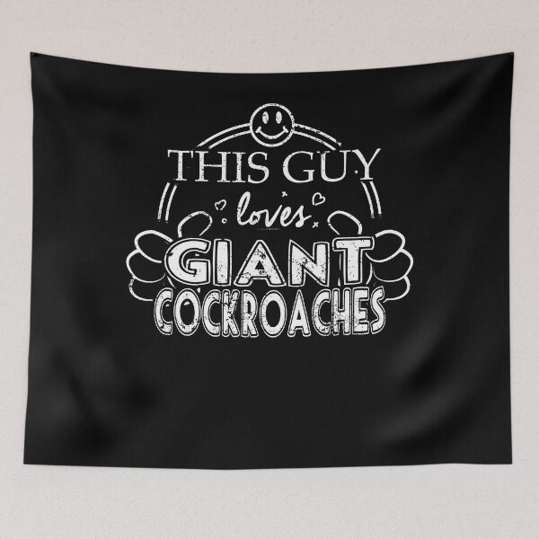 Item preview, Guy Loves Giant Cockroaches Hissing Cockroach Pet designed and sold by shoppzee.