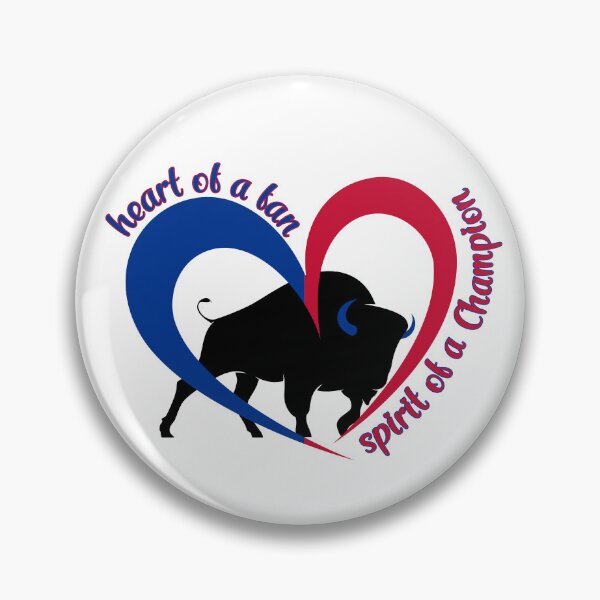 Item preview, Buffallo Fottball heart of a Fan spirit of a Champion for her designed and sold by Not A Typical  Teacher.