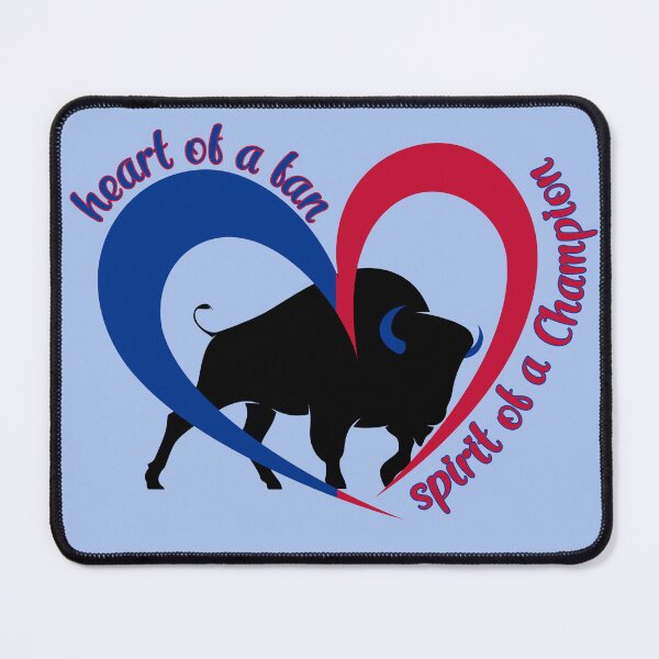 Item preview, Buffallo Fottball heart of a Fan spirit of a Champion for her designed and sold by Not A Typical Teacher.