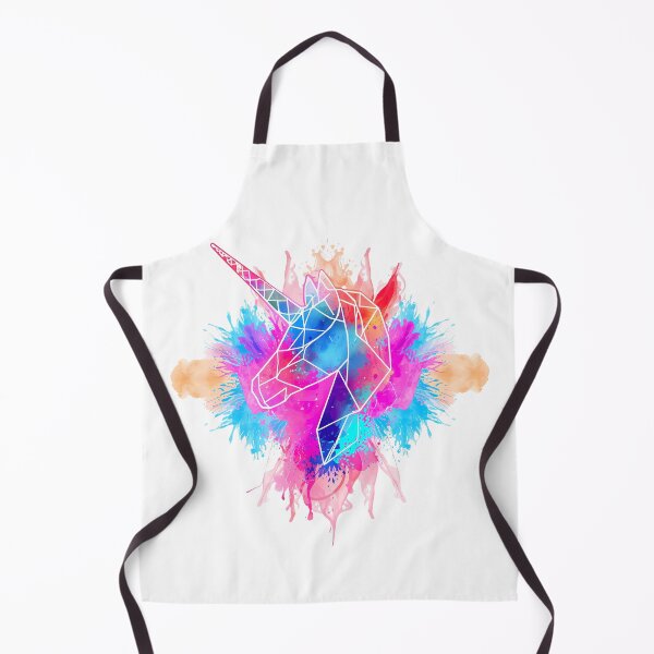 Item preview, Geometric Unicorn with Watercolor Splash designed and sold by Cool Graphixs.
