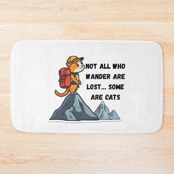 Item preview, Adventure Awaits – Explorer Cat Design designed and sold by Merch By Style.