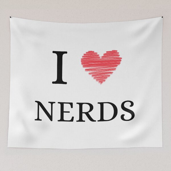 Item preview, I LOVE NERDS designed and sold by blackstarred.