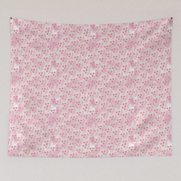 Item preview, Pink Flowers Pattern - Cute Floral Pattern Design designed and sold by Furkan Al-Gburi.